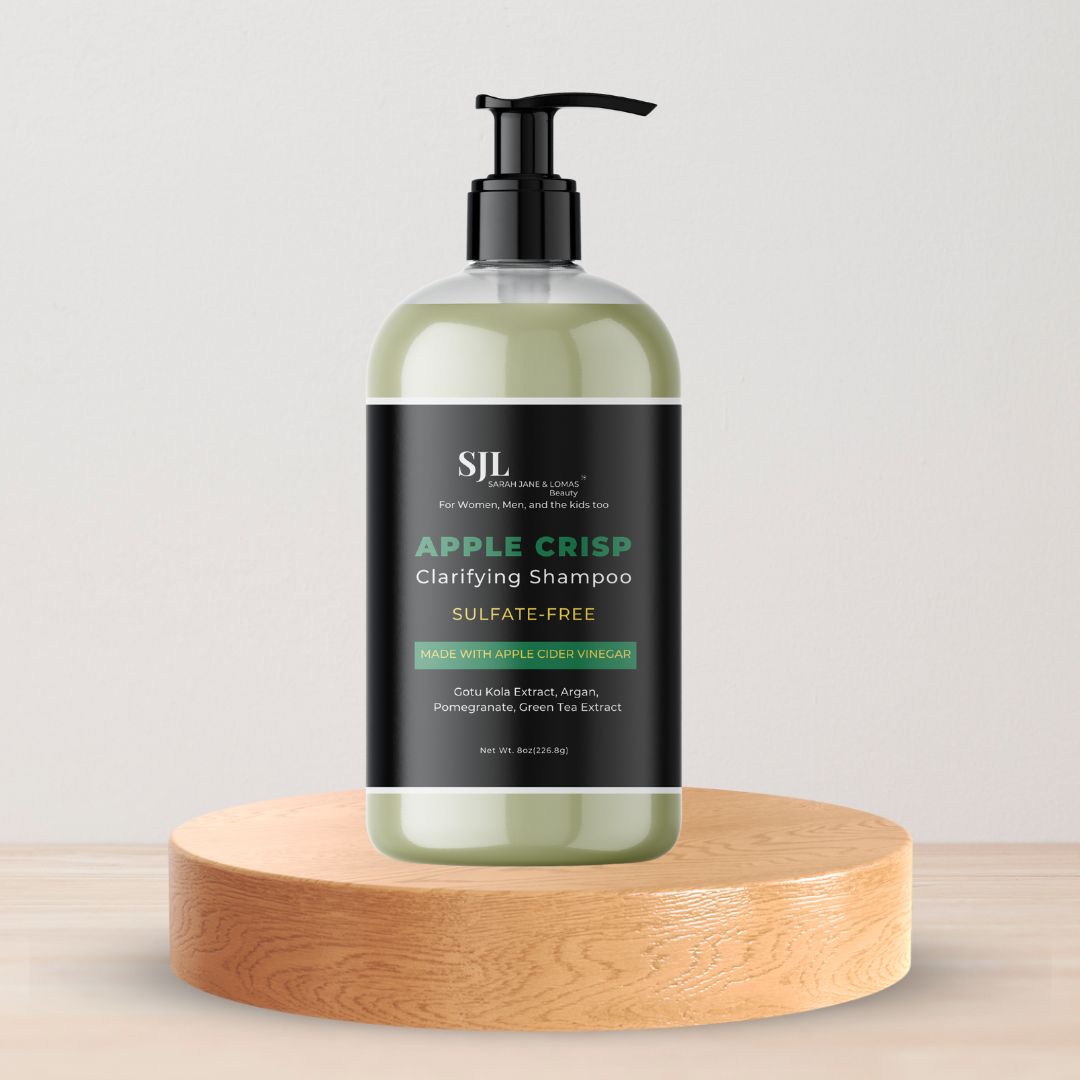 SJL APPLE CRISP, Cider Vinegar Clarifying Shampoo – Sarah Jane & Lomas Beauty