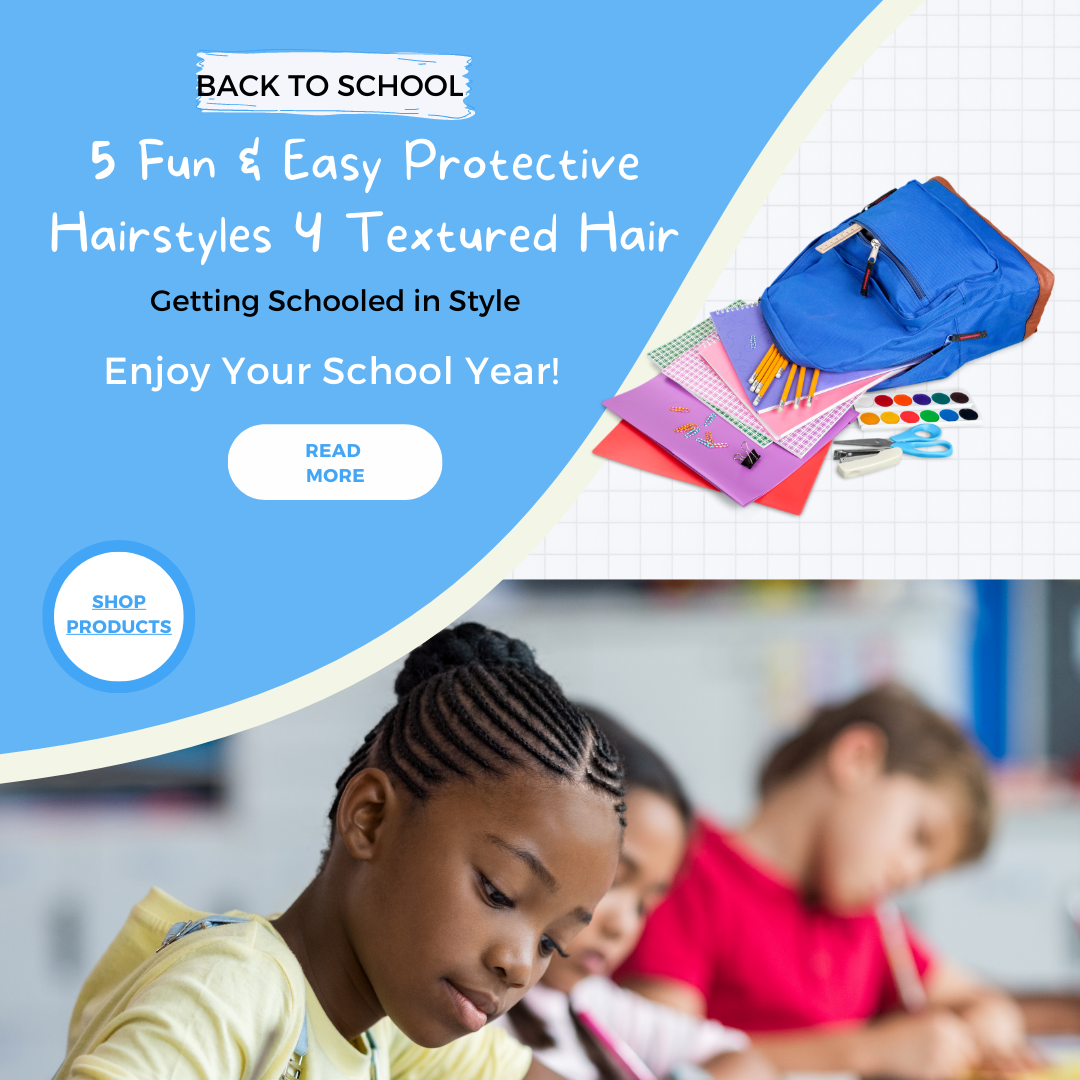 🎒📚 Getting Schooled in Style: 5 Fun & Easy Protective Hairstyles for Textured Hair! 🌈💁‍♂️ Sarah Jane & Lomas Beauty