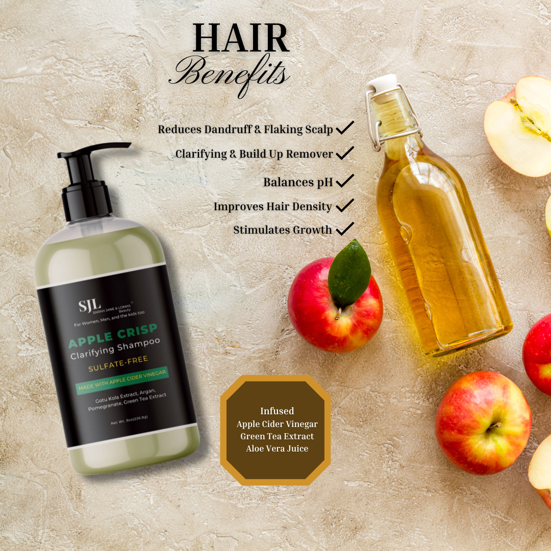 SJL APPLE CRISP, Apple Cider Vinegar Clarifying Shampoo Sarah Jane and Lomas Beauty