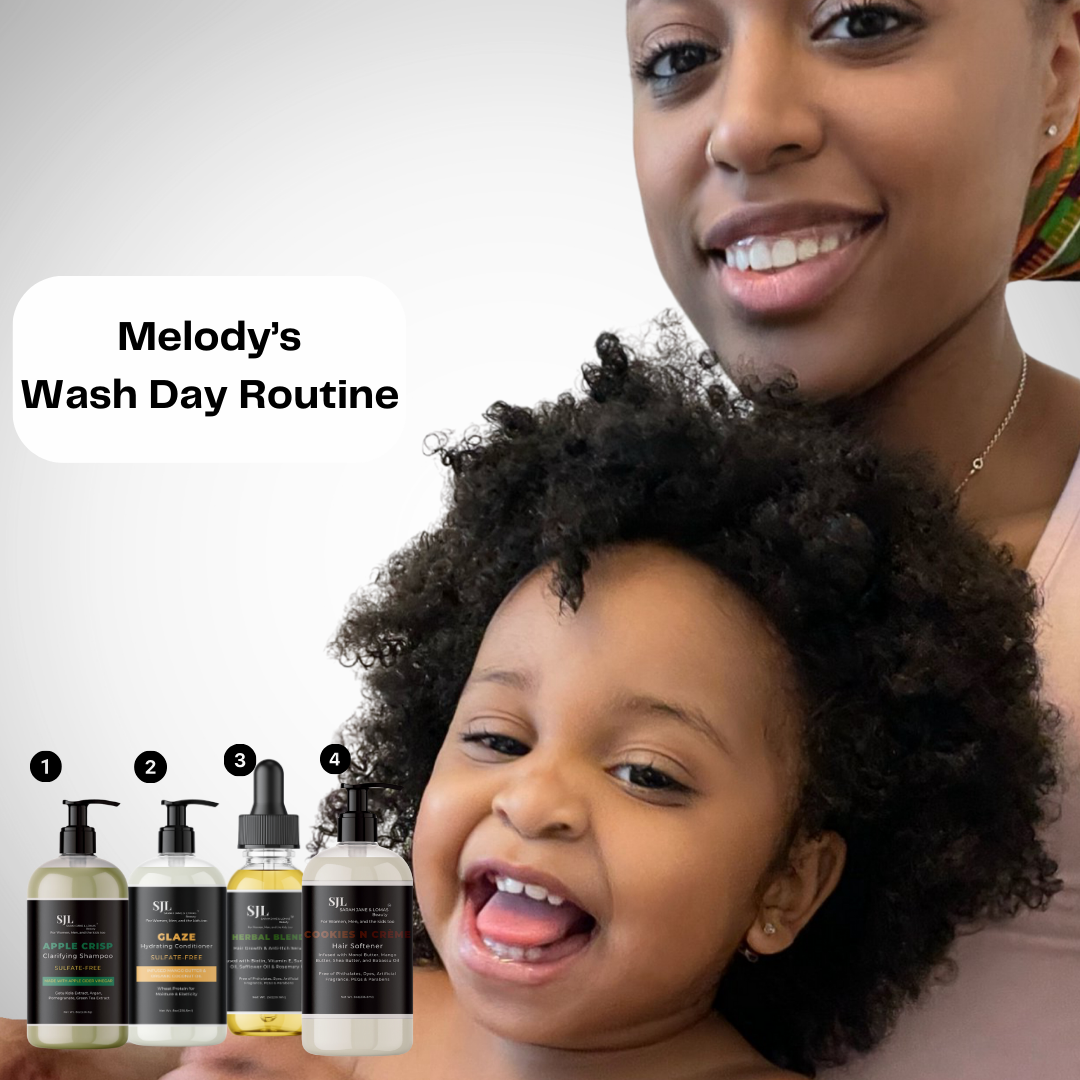 Melody's Wash Day Bundle For Curly Kids Hair