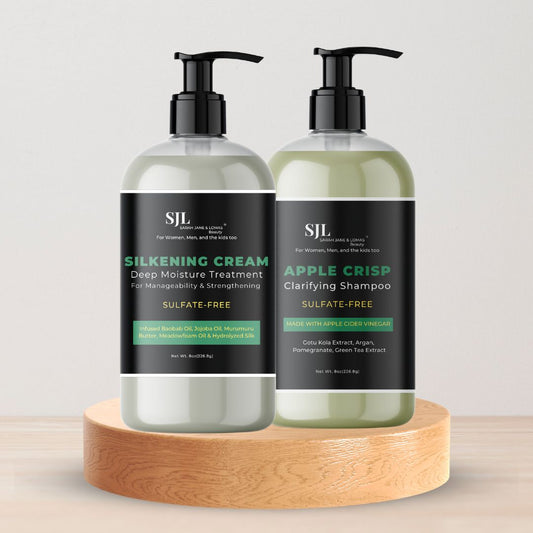Refresh & Moisturize: SJL Apple Crisp Shampoo and Glaze Hydrating Conditioner Bundle